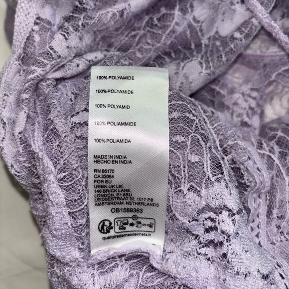 Free People In The Clouds Lace Ruffles Tiered Tank - Picture 9 of 11